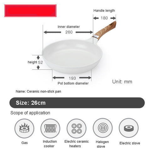 Ceramic Coating Japanese Style Non-stick Pan